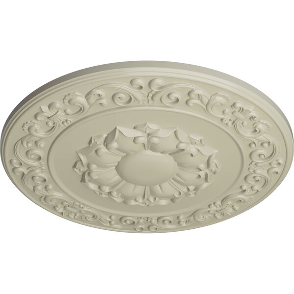 Sydney Ceiling Medallion (Fits Canopies Up To 5 3/4), Hand-Painted Clear Yellow, 27 3/4OD X 2P